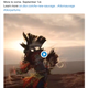 A screenshot of Dior's tweet showing a Native American dancer.